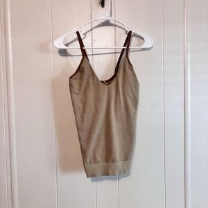 Prana Tops Prana Sopra Seamless Bra Tank XS Brown Women's